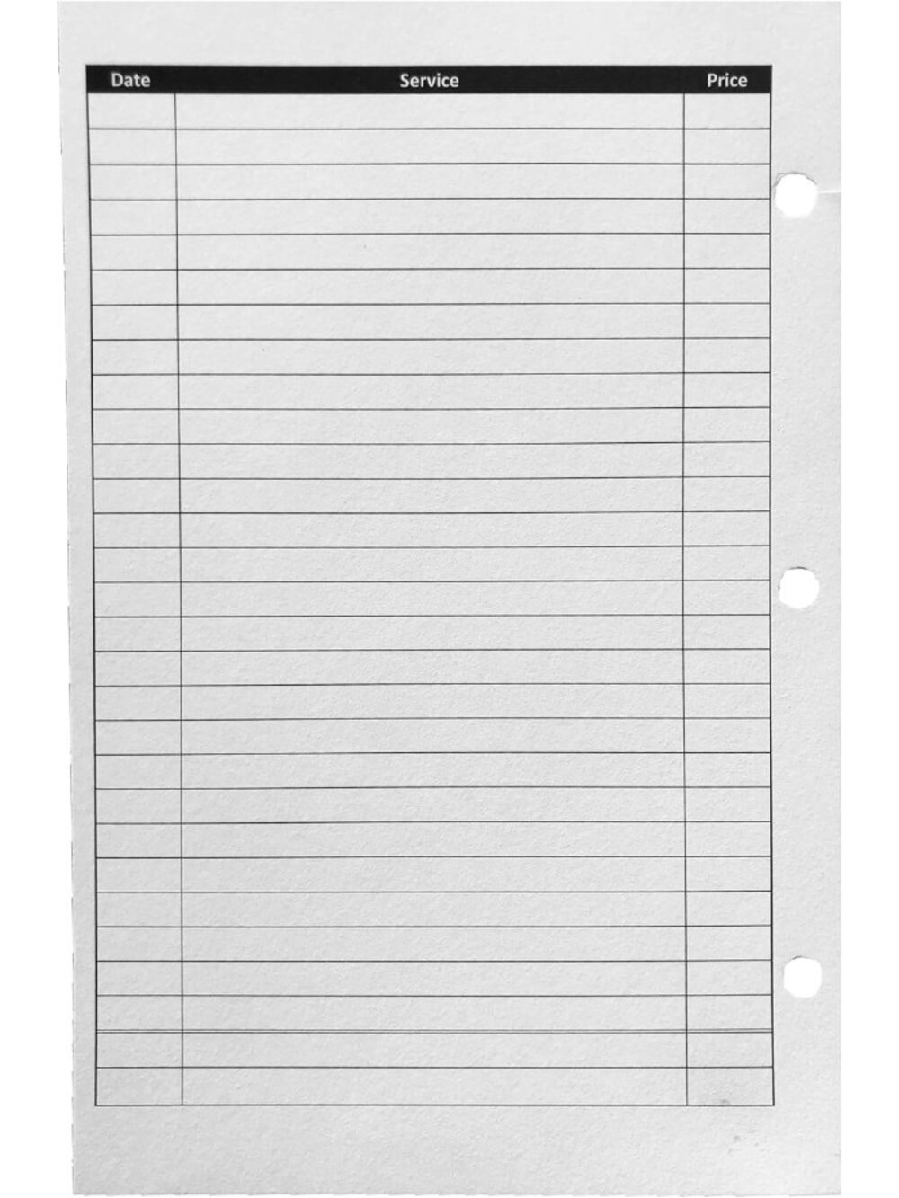 Stylist Binder Insert Cards, Salon Client Profile Cards 100 Pack, 5.5" X 8.5" Cl - Picture 3 of 6